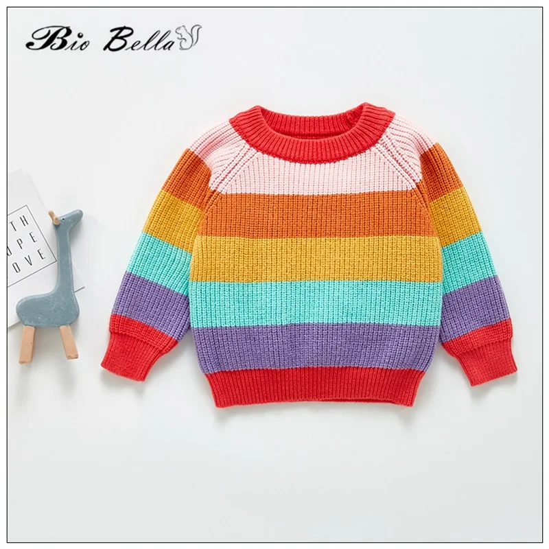 Baby Sweater 2022 Spring Autumn Full Sleeve Ranibow Boy Girl Warm Winter Kids Sweaters Knitted 0-24 Months Infant Girl Clothes
Baby Sweater 2022 Spring Autumn Full Sleeve Ranibow Boy Girl Warm Winter Kids Sweaters Knitted 0-24 Months Infant Girl Clothes