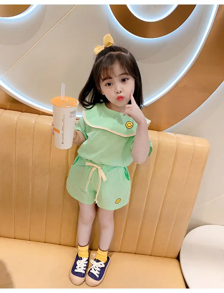 2021 Pure Color Cute Two-piece Set Summer Cotton Short Baby Girls Clothes Sets Kids Clothing Sport Clothes Children P457
2021 Pure Color Cute Two-piece Set Summer Cotton Short Baby Girls Clothes Sets Kids Clothing Sport Clothes Children P457