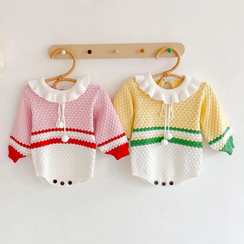 Baby Girl Bodysuits Spring Baby One-piece Suit Kids Baby Patchwork Long Sleeve Cotton Knitted Bodysuits Toddler Jumpsuit
Baby Girl Bodysuits Spring Baby One-piece Suit Kids Baby Patchwork Long Sleeve Cotton Knitted Bodysuits Toddler Jumpsuit