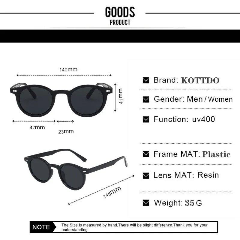 2021 Fashion Women Sunglasses New Anti-Reflective Retro Tea Mirror Sunglasses Classic Round Frame Plastic Glasses Uv400
2021 Fashion Women Sunglasses New Anti-Reflective Retro Tea Mirror Sunglasses Classic Round Frame Plastic Glasses Uv400