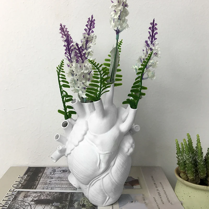 Room Decor Heart Resin Flower Pot Anatomical Heart Shape Statue Creative Crafts Ornament For Home Living Room Balcony Decoration
Room Decor Heart Resin Flower Pot Anatomical Heart Shape Statue Creative Crafts Ornament For Home Living Room Balcony Decoration