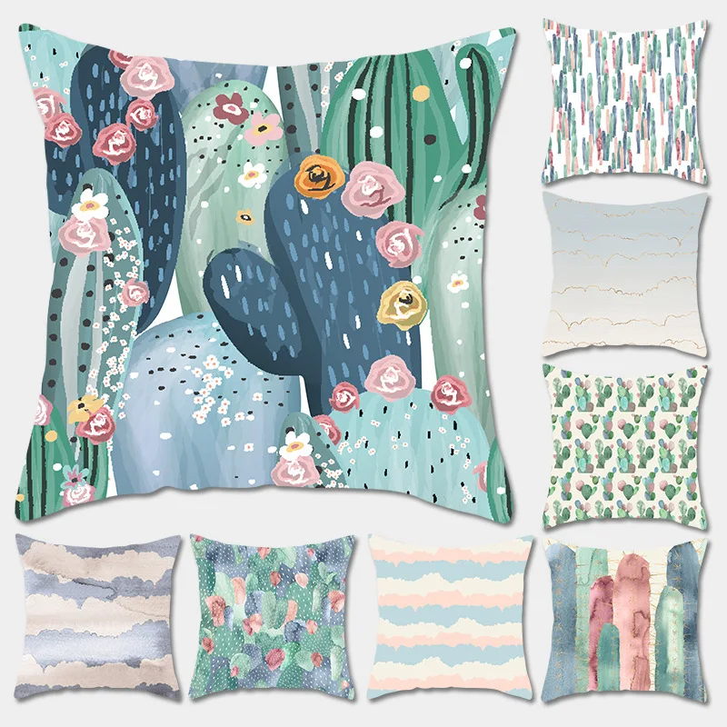 Zerolife Small Fresh Cactus Cushion Cover Tropical Leaf pillow case 45x45 cm Abstract Flower Decorative Pillow Sofa Cushions
Zerolife Small Fresh Cactus Cushion Cover Tropical Leaf pillow case 45x45 cm Abstract Flower Decorative Pillow Sofa Cushions