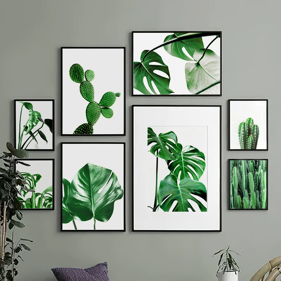 Green Cactus Large Monstera Leaves Plants Wall Art Canvas Painting Nordic Posters And Prints For Living Room Decor Wall Pictures
Green Cactus Large Monstera Leaves Plants Wall Art Canvas Painting Nordic Posters And Prints For Living Room Decor Wall Pictures