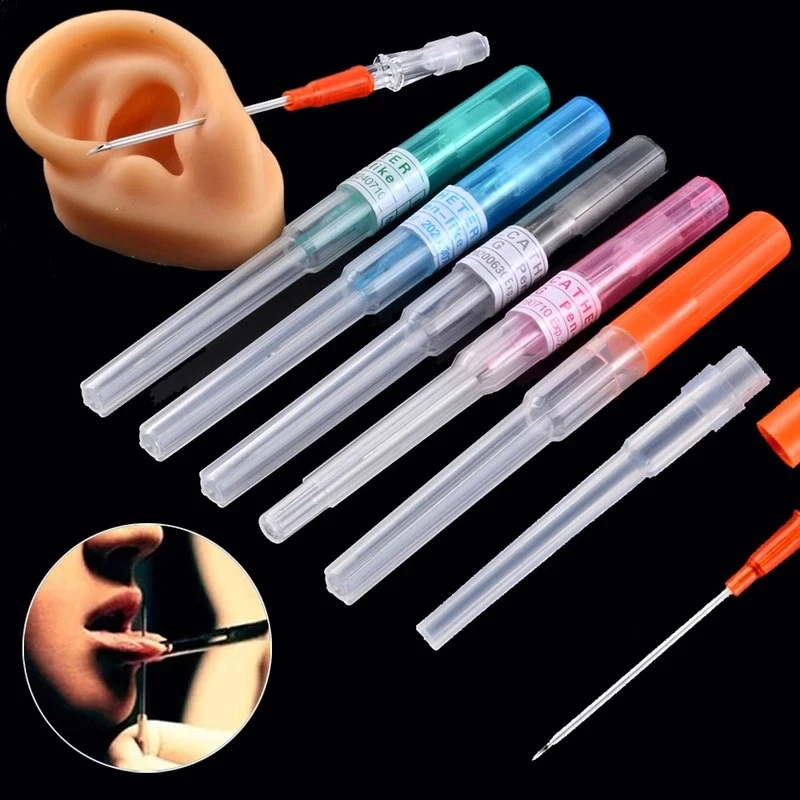 6 Styles 0.7-2mm Disposable Nose Lip Belly Nipple Ear Eyebrow Piercing Needles Surgical Steel Sterilized Body Tattoo Tool
6 Styles 0.7-2mm Disposable Nose Lip Belly Nipple Ear Eyebrow Piercing Needles Surgical Steel Sterilized Body Tattoo Tool