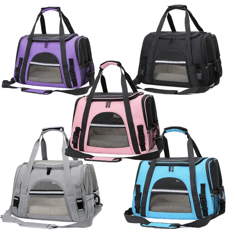 Soft Pet Carriers Portable Breathable Foldable Bag Cat Dog Carrier Bags Outgoing Travel Pets Handbag with Locking Safety Zippers
Soft Pet Carriers Portable Breathable Foldable Bag Cat Dog Carrier Bags Outgoing Travel Pets Handbag with Locking Safety Zippers
