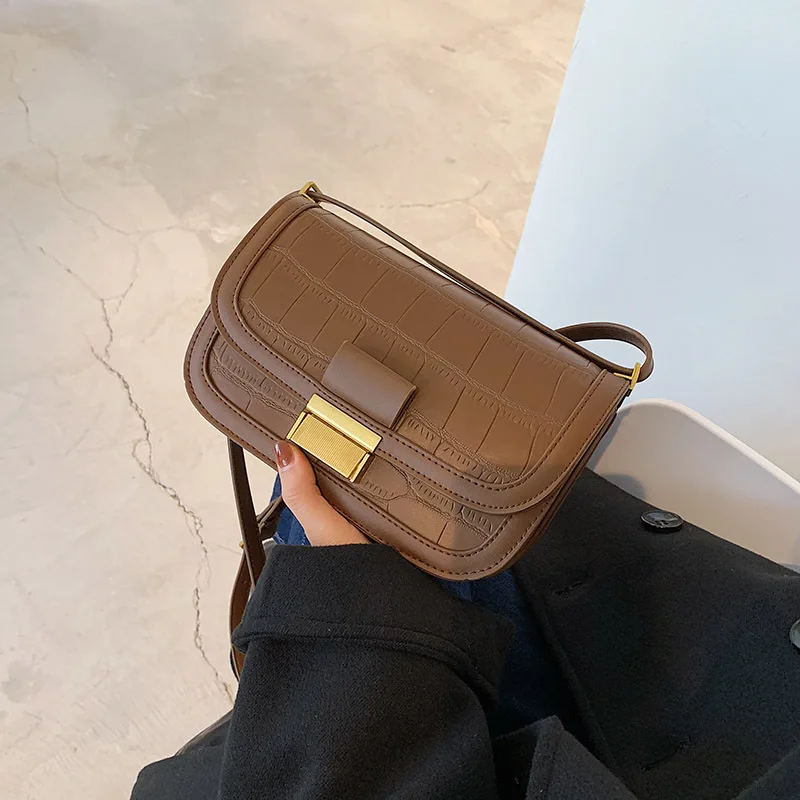 Fashion Crocodile Pattern Crossbody Bag Women PU Leather Shoulder Bag Casual Messenger Bag Designer Small Square Bag Bolso
Fashion Crocodile Pattern Crossbody Bag Women PU Leather Shoulder Bag Casual Messenger Bag Designer Small Square Bag Bolso