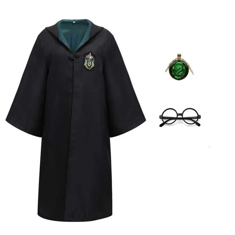 Women Girls Halloween CostumeUnisex Granger Costume Green Red Blue Magic School Robe Cloak Dress Cosplay Uniform 
Women Girls Halloween CostumeUnisex Granger Costume Green Red Blue Magic School Robe Cloak Dress Cosplay Uniform