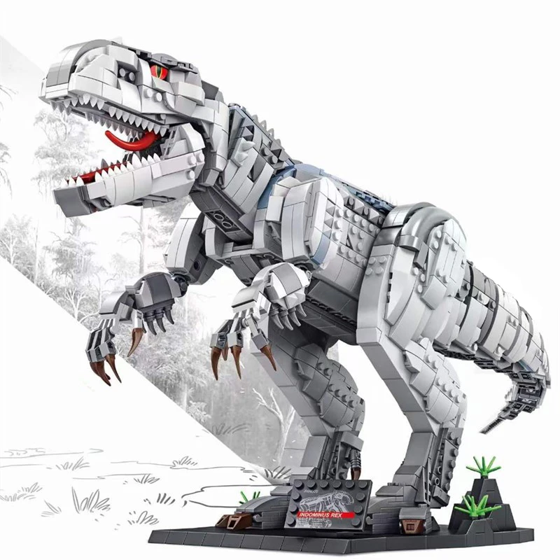 Конструктор тираннозавр из серии Юрского периода, тираннозавр T-Rex, мир динозавров, индоминус Рекс, модель, кирпичи для сборки, игрушки для де...
Конструктор тираннозавр из серии Юрского периода, тираннозавр T-Rex, мир динозавров, индоминус Рекс, модель, кирпичи для сборки, игрушки для де...