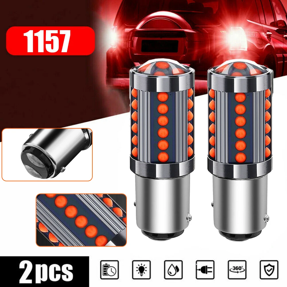 2Pcs 1157 BAY15D 36 COB LED Red Car SUV Tail Lamp Signal Brake Light Parking Bulbs Accessories
2Pcs 1157 BAY15D 36 COB LED Red Car SUV Tail Lamp Signal Brake Light Parking Bulbs Accessories