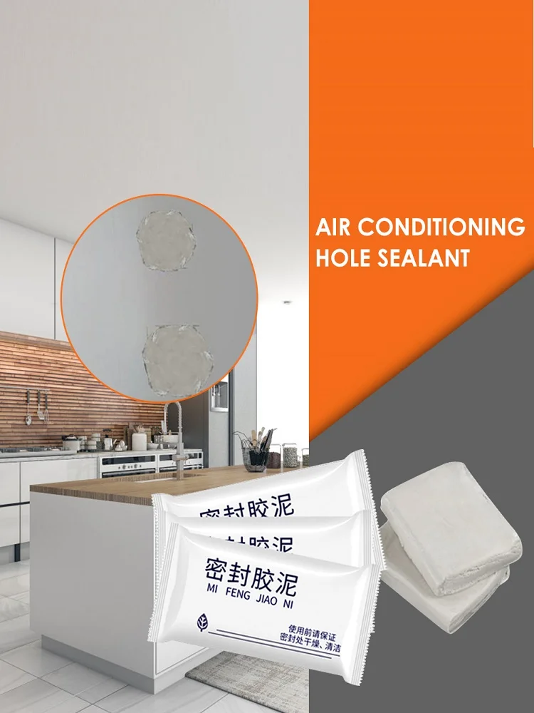 Durable Wall Hole Sealing Glue Household Air Conditioning Sealing Mud Sewer Kitchen Bathroom Pipe Repair Rubber Glue Sealant
Durable Wall Hole Sealing Glue Household Air Conditioning Sealing Mud Sewer Kitchen Bathroom Pipe Repair Rubber Glue Sealant