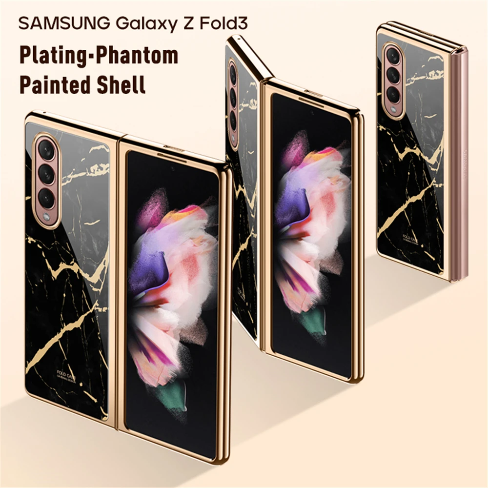Модный чехол с покрытием из стекла и рисунком для Samsung Galaxy Z Fold 3 5G, чехол с полной защитой на 360 °, Роскошный Жесткий чехол для телефона
Модный чехол с покрытием из стекла и рисунком для Samsung Galaxy Z Fold 3 5G, чехол с полной защитой на 360 °, Роскошный Жесткий чехол для телефона