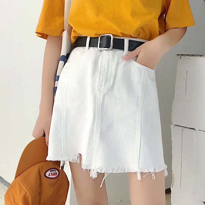 Fashion Summer Womens High Waist A Line Casual Sweet Short Mini Loose Denim Skirt Plus Size S-4XL Faldas Mujer Moda
Fashion Summer Womens High Waist A Line Casual Sweet Short Mini Loose Denim Skirt Plus Size S-4XL Faldas Mujer Moda