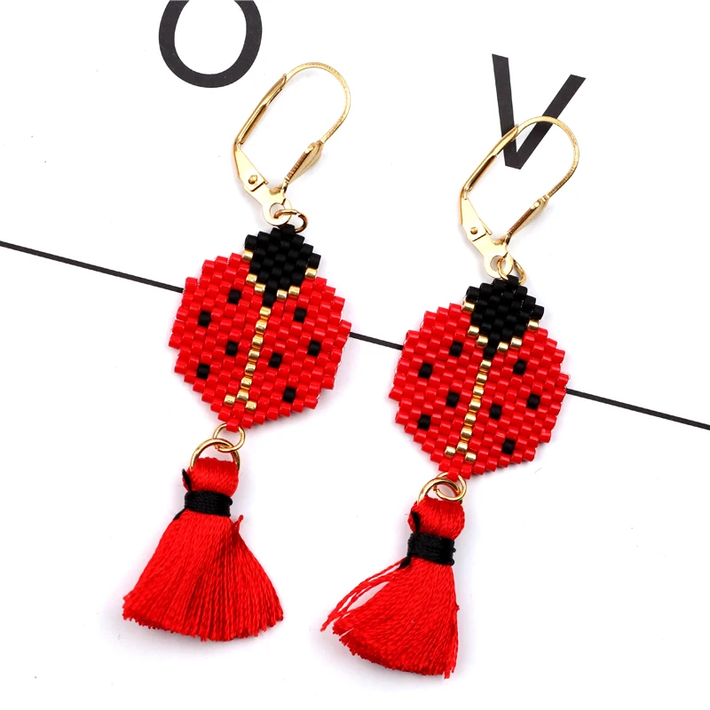 FAIRYWOO Ethnic Pendietes Drop Earring Women Ladybird Earring Cute Long Tassel Animals Crystal Pendant Delica Gold Earring Gifts
FAIRYWOO Ethnic Pendietes Drop Earring Women Ladybird Earring Cute Long Tassel Animals Crystal Pendant Delica Gold Earring Gifts