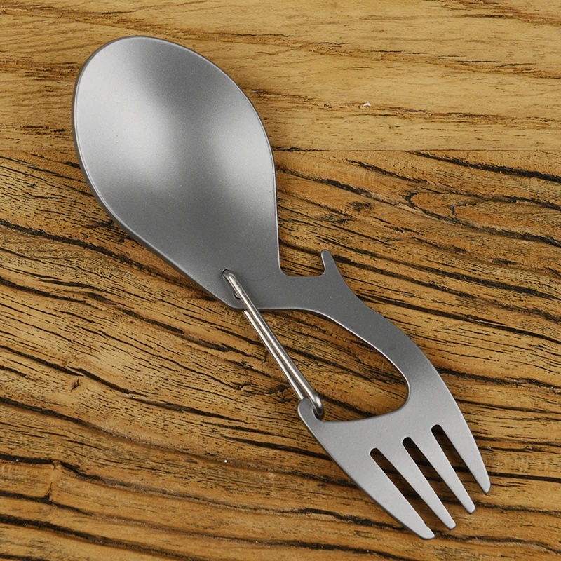 Pure Titanium Multi-functional Fork Spoon with Bottle Opener Outdoor Camping Cutlery Outdoor Cookware Camping Equipment
Pure Titanium Multi-functional Fork Spoon with Bottle Opener Outdoor Camping Cutlery Outdoor Cookware Camping Equipment