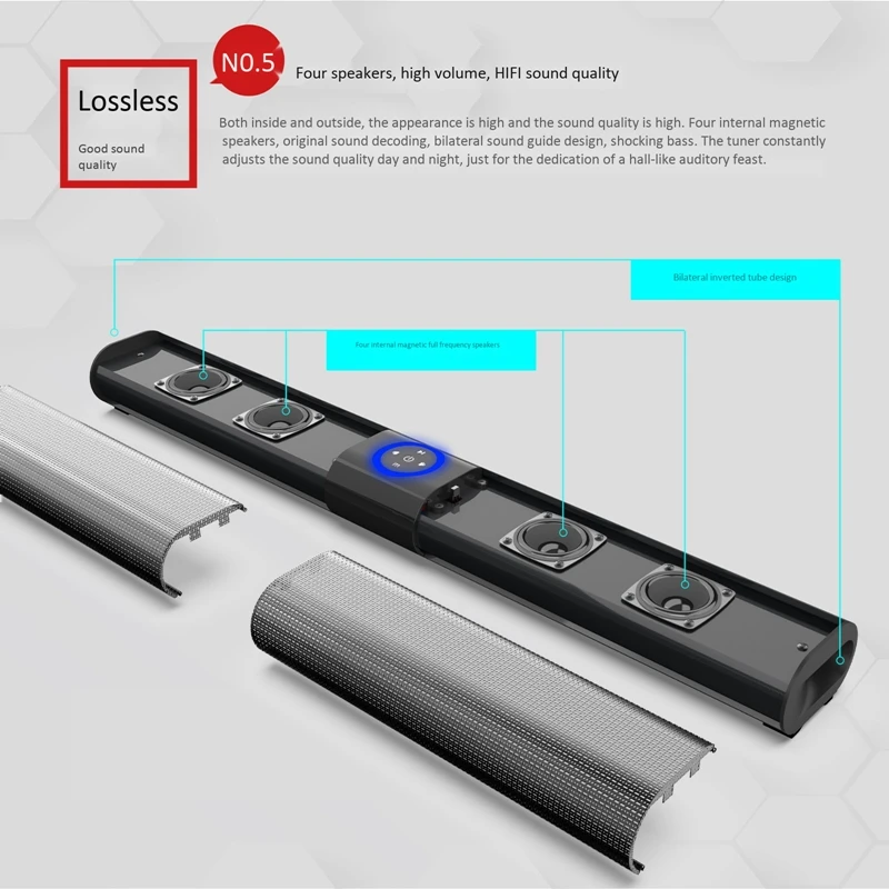 RGB Sound Bar,Soundbar for TV with Subwoofer,Wired & Wireless Bluetooth 5.0 Speaker,Wall Mountable Surround Sound System
RGB Sound Bar,Soundbar for TV with Subwoofer,Wired & Wireless Bluetooth 5.0 Speaker,Wall Mountable Surround Sound System