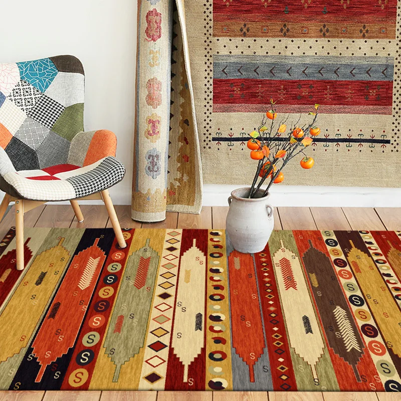 Bohemian Indian style Color mat geometry carpet bedroom plush rug living room floor mat custom made bathroom door mat
Bohemian Indian style Color mat geometry carpet bedroom plush rug living room floor mat custom made bathroom door mat