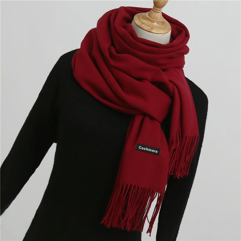 2021 winter scarf for women shawls and wraps fashion solid warmer thick cashmere scarves pashmina lady neck head stoles bandana
2021 winter scarf for women shawls and wraps fashion solid warmer thick cashmere scarves pashmina lady neck head stoles bandana