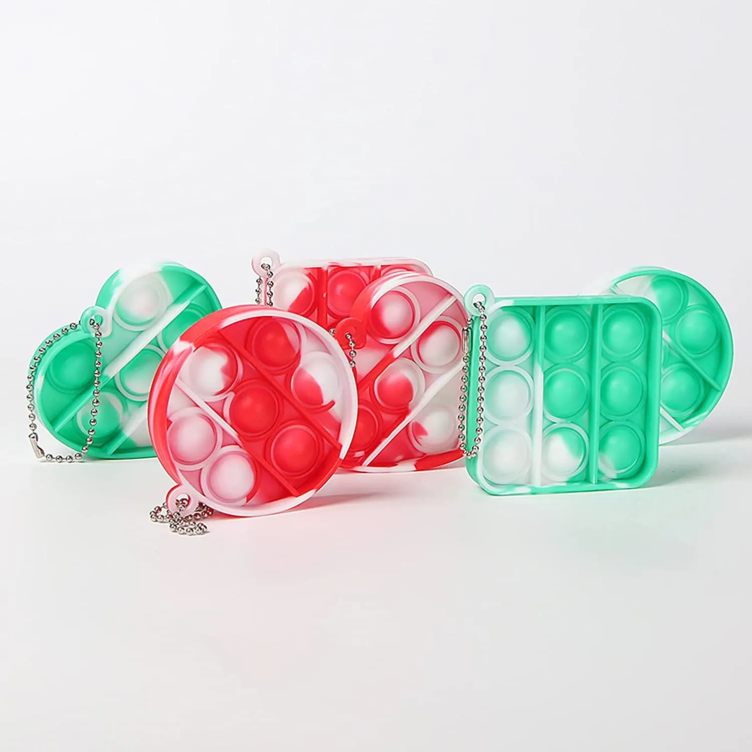 Pop Gadget Relieve Stress Keychain Toy for Children Adult Sensory Rainbow Bubble Shockwave Soft Squeeze Autism Relief Fidget Toy 
Pop Gadget Relieve Stress Keychain Toy for Children Adult Sensory Rainbow Bubble Shockwave Soft Squeeze Autism Relief Fidget Toy