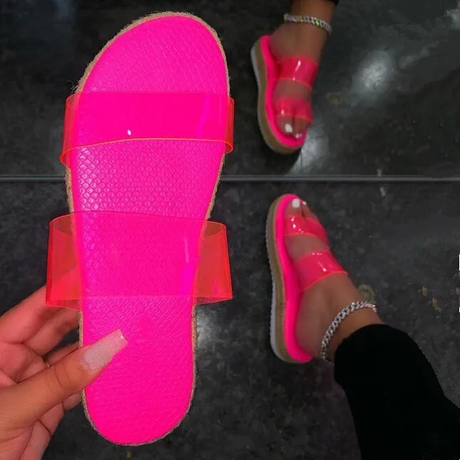 2020 summer new double layer transparent PVC women shoes flat heel increased non-slip outdoor beach sandals all-match slippers
2020 summer new double layer transparent PVC women shoes flat heel increased non-slip outdoor beach sandals all-match slippers