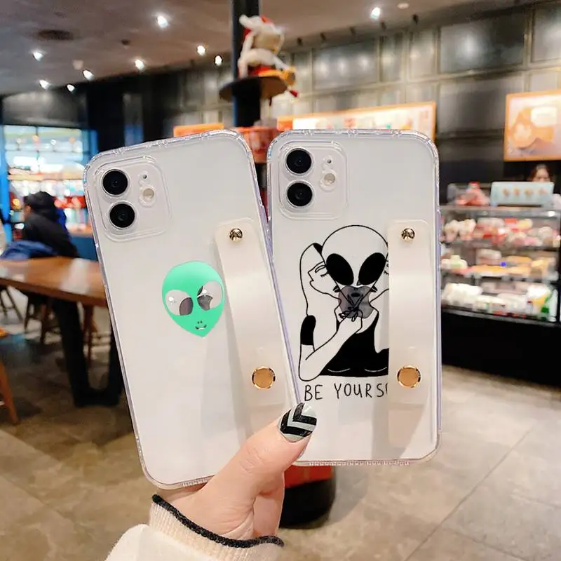 Alien Avatar ET Simplicity Phone Case Wrist Strap For iPhone 7 8 11 12 X XS XR MINI Pro Max Plus Hand Band Transparent Clear
Alien Avatar ET Simplicity Phone Case Wrist Strap For iPhone 7 8 11 12 X XS XR MINI Pro Max Plus Hand Band Transparent Clear