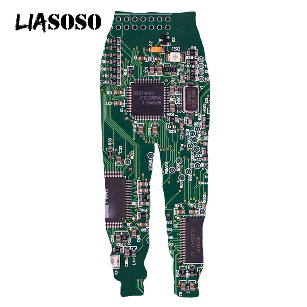 LIASOSO 3D Print Electronic Chip CPU Sweatpants Computer Casual Trousers Women Men's Oversized Harajuku Jogging Sport Clothing
LIASOSO 3D Print Electronic Chip CPU Sweatpants Computer Casual Trousers Women Men's Oversized Harajuku Jogging Sport Clothing