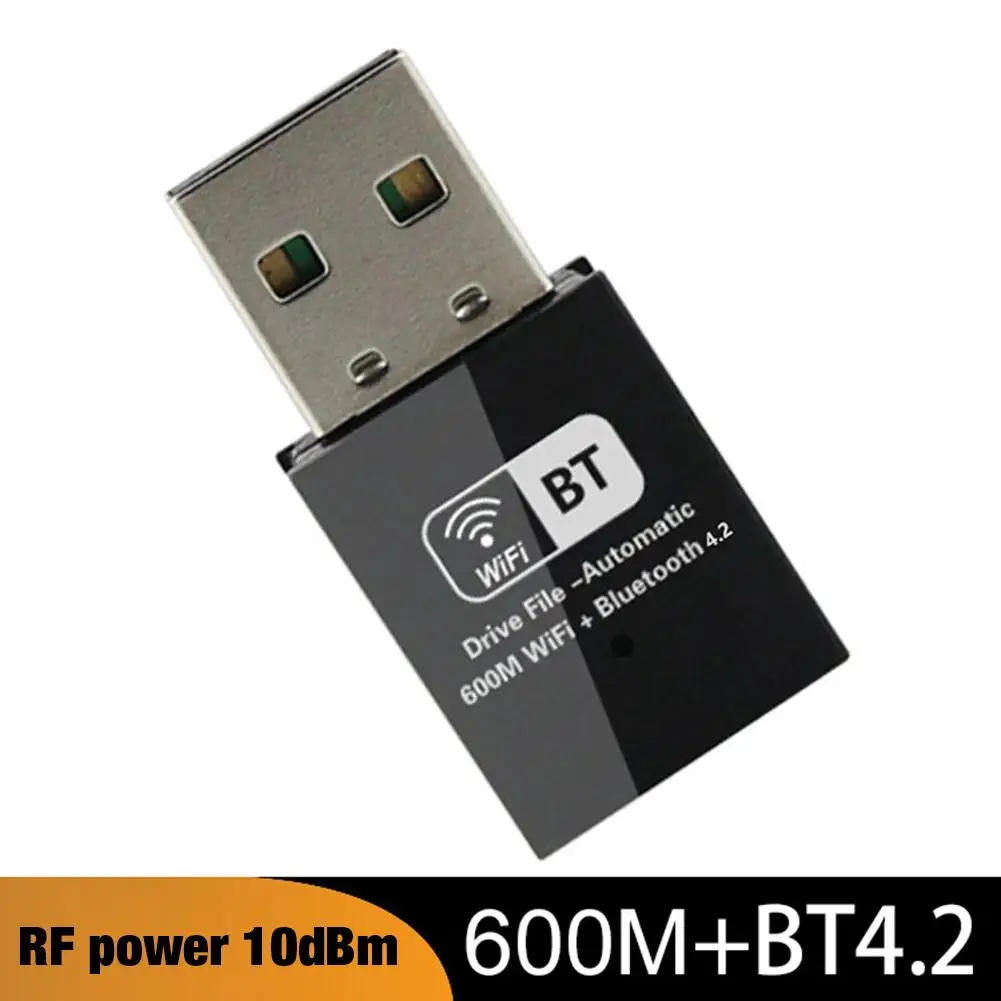 USB WiFi Adapter 600 Mbps Plug and Play Dual Band Mini Wireless Adapter Network WiFi Dongle for Windows 10/8/7/Vista Mac OS PC
USB WiFi Adapter 600 Mbps Plug and Play Dual Band Mini Wireless Adapter Network WiFi Dongle for Windows 10/8/7/Vista Mac OS PC