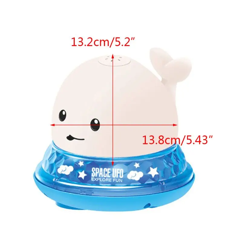 Cute Whale Electric Induction Sprinkler Spray Bath Toy with Music Light Summer Bathtub Water Play Gift for Children
Cute Whale Electric Induction Sprinkler Spray Bath Toy with Music Light Summer Bathtub Water Play Gift for Children
