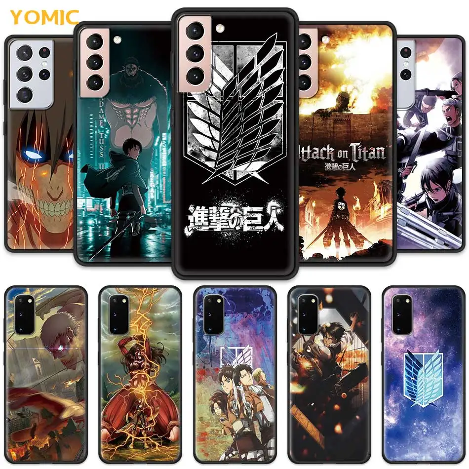 Attack On Titan Case for Samsung Galaxy S20 FE S21 Note 20 Ultra S10 10 Lite S9 Plus S8 S10e TPU Black Phone Cover Coque
Attack On Titan Case for Samsung Galaxy S20 FE S21 Note 20 Ultra S10 10 Lite S9 Plus S8 S10e TPU Black Phone Cover Coque