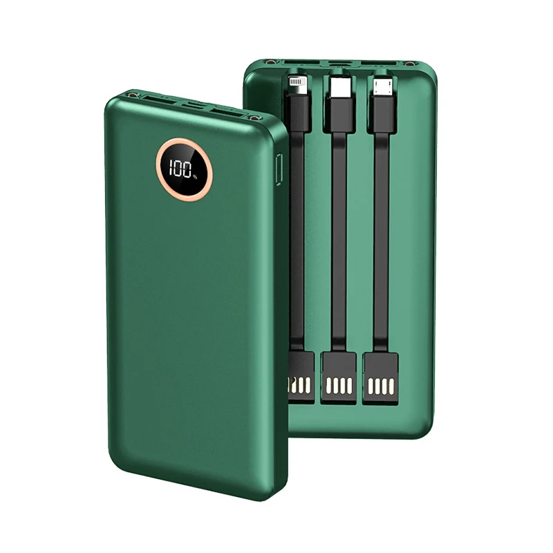 Power Bank 20000mAh Portable Poverbank Built-in 3 Cables Mobile Phone External Battery Charger Powerbank 20000 mAh for Xiaomi
Power Bank 20000mAh Portable Poverbank Built-in 3 Cables Mobile Phone External Battery Charger Powerbank 20000 mAh for Xiaomi