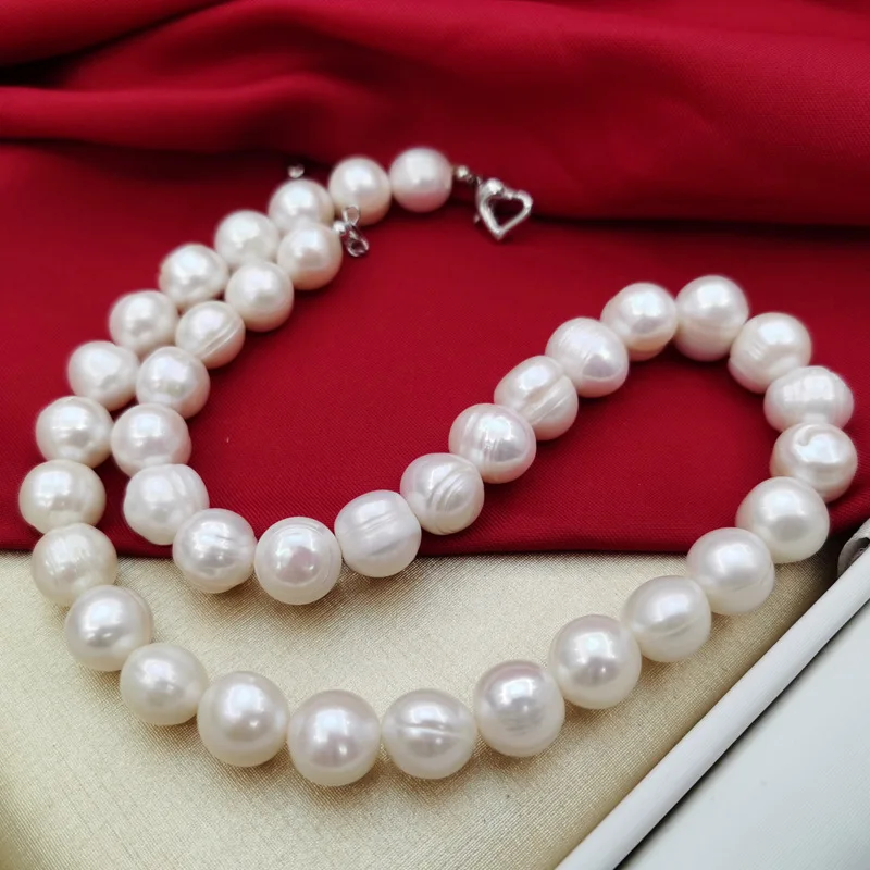 Cellacity Female Nearround Pearl Necklace Classical Fine Jewelry 11-12mm Natural Freshwater Pearl Elegant Gift for Grandma Mom
Cellacity Female Nearround Pearl Necklace Classical Fine Jewelry 11-12mm Natural Freshwater Pearl Elegant Gift for Grandma Mom