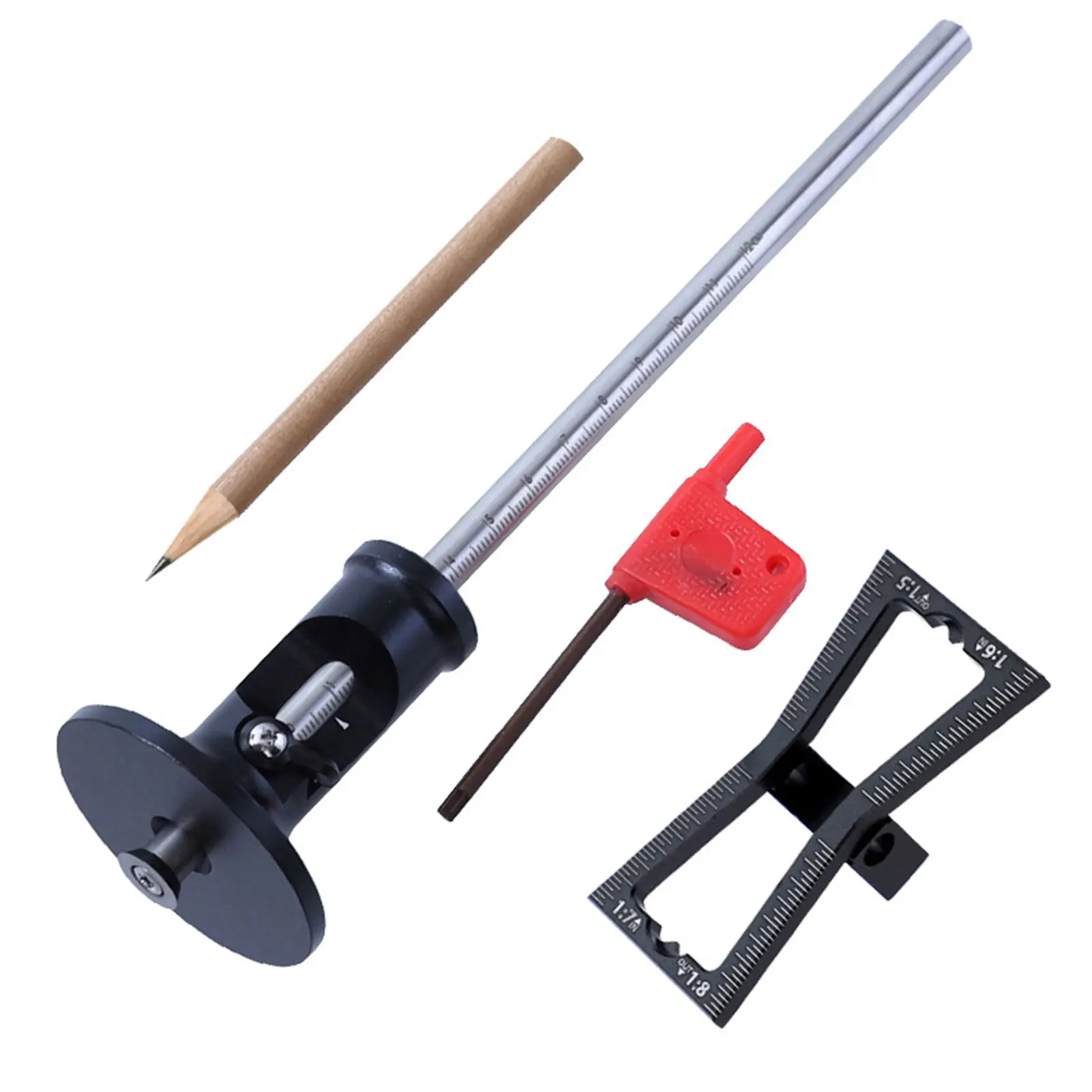 Pencils Solid Wheel Marker Dovetail Marking Tool Set Aluminium Alloy Carpenter Beginners Hardwood Cutter Woodworking Pencil
Pencils Solid Wheel Marker Dovetail Marking Tool Set Aluminium Alloy Carpenter Beginners Hardwood Cutter Woodworking Pencil