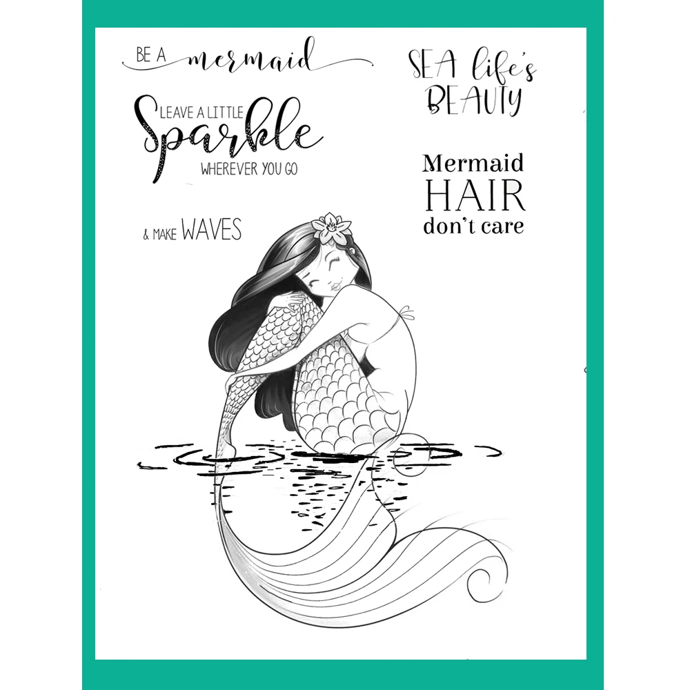 Mermaid Clear Stamps For DIY Scrapbooking/Card Making/Album Decorative Rubber Stamp Crafts
Mermaid Clear Stamps For DIY Scrapbooking/Card Making/Album Decorative Rubber Stamp Crafts