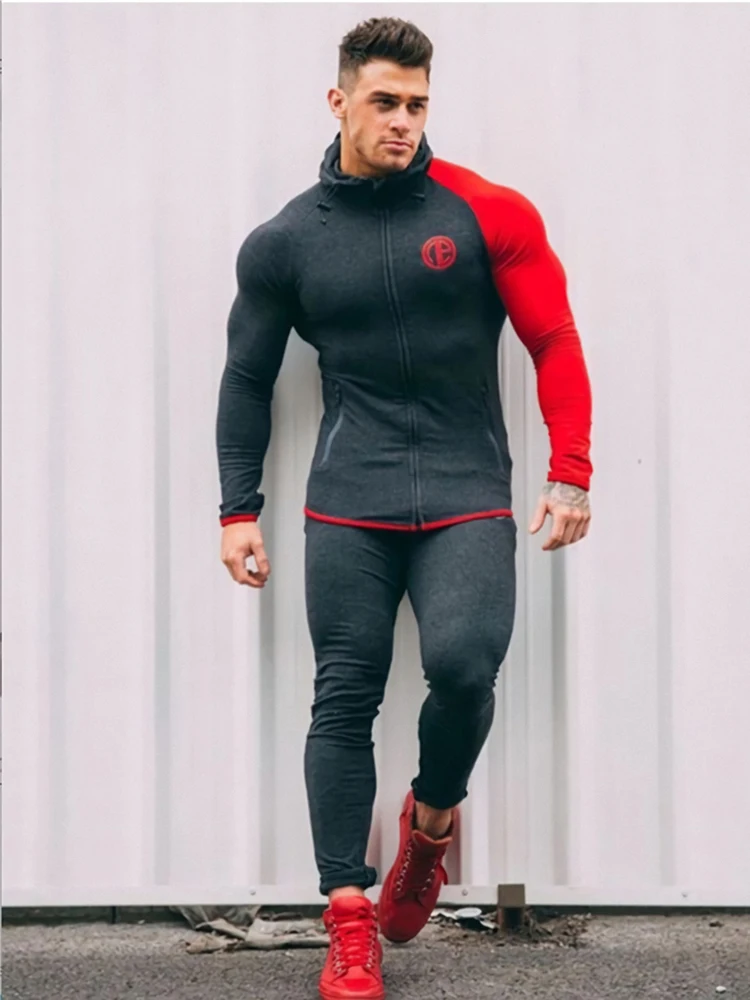 Men's Hoodie Jacket + Pants Tracksuit Male splice Long Sleeve Casual 2 Piece Set male pocket zipper slim Fit Joggers Gym Suit
Men's Hoodie Jacket + Pants Tracksuit Male splice Long Sleeve Casual 2 Piece Set male pocket zipper slim Fit Joggers Gym Suit