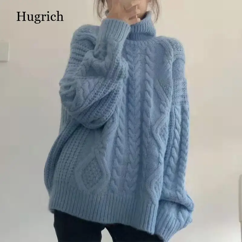 Women's Long Sleeve Knitted Sweater Fall/Winter Style Twist Turtleneck Sweater Trendy
Women's Long Sleeve Knitted Sweater Fall/Winter Style Twist Turtleneck Sweater Trendy