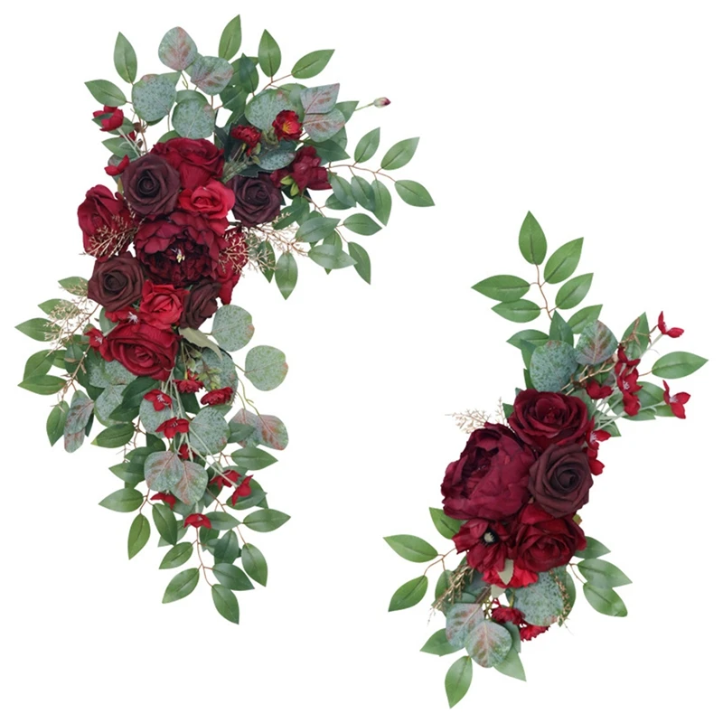 2Pcs Artificial Flowers Wedding Backdrop Decor Welcome Card Sign Corner Artificial Floral Props Arrange Arch Flower Row
2Pcs Artificial Flowers Wedding Backdrop Decor Welcome Card Sign Corner Artificial Floral Props Arrange Arch Flower Row