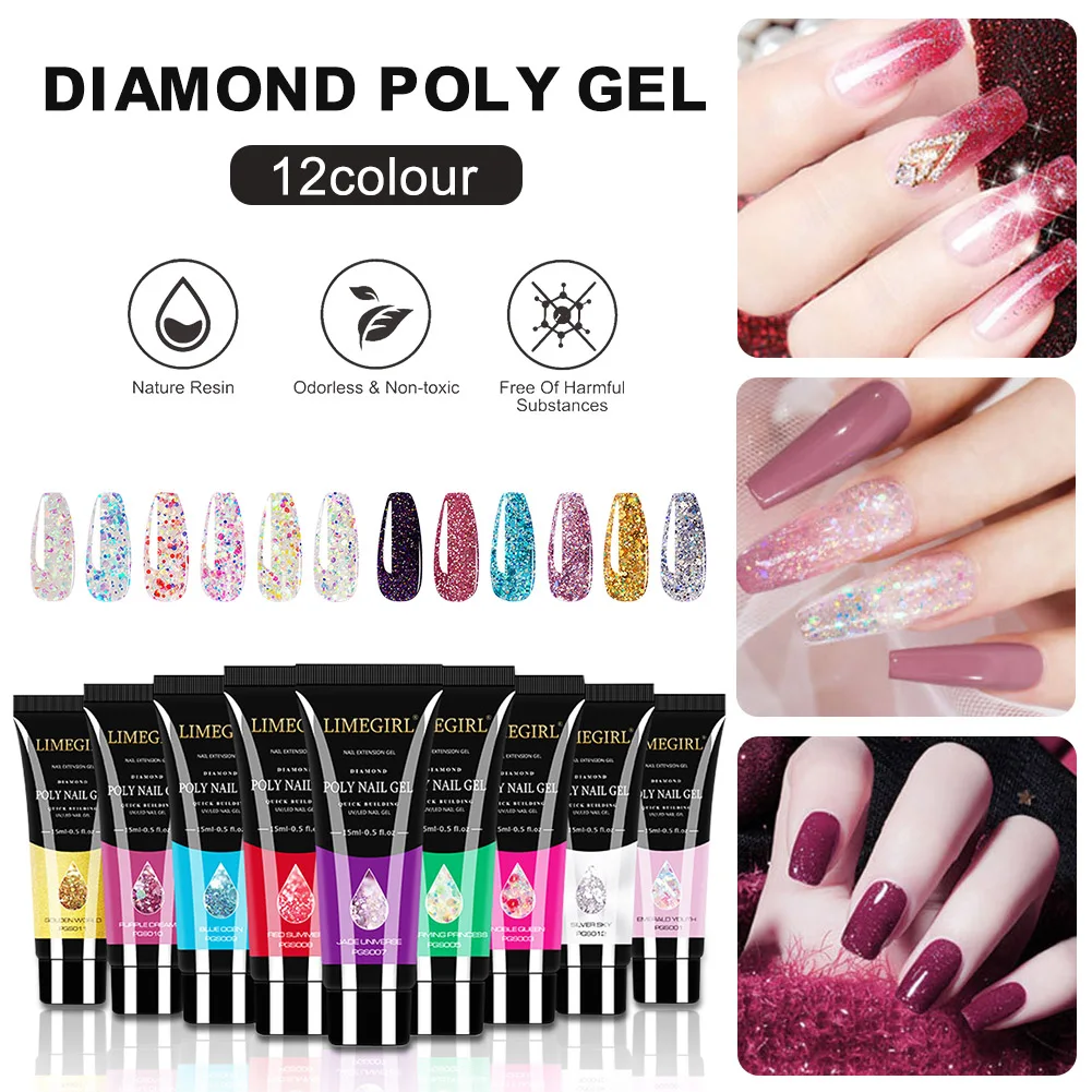 Nail Extension Gel 12 Colors Glitter Series Nail Builder Nail Enhancement Gel for Nail Starter Nail Salon Manicure Tool
Nail Extension Gel 12 Colors Glitter Series Nail Builder Nail Enhancement Gel for Nail Starter Nail Salon Manicure Tool