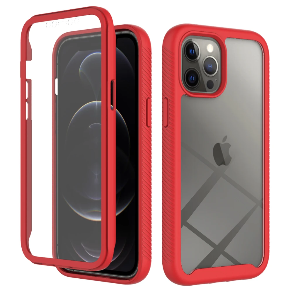 Armor Phone Case For iPhone SE 6 6S 7 8 11 12 13 Plus XS XR X Pro Max Mini 2020 Three in One PET Protective film Anti Fall Cover
Armor Phone Case For iPhone SE 6 6S 7 8 11 12 13 Plus XS XR X Pro Max Mini 2020 Three in One PET Protective film Anti Fall Cover