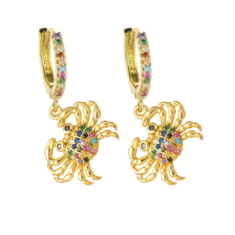 1pair Full-jewelled Crab Earring Hoop Luxury Earrings Drop Romantic Earring Studs Fashion Jewelry for Woman Gift
1pair Full-jewelled Crab Earring Hoop Luxury Earrings Drop Romantic Earring Studs Fashion Jewelry for Woman Gift
