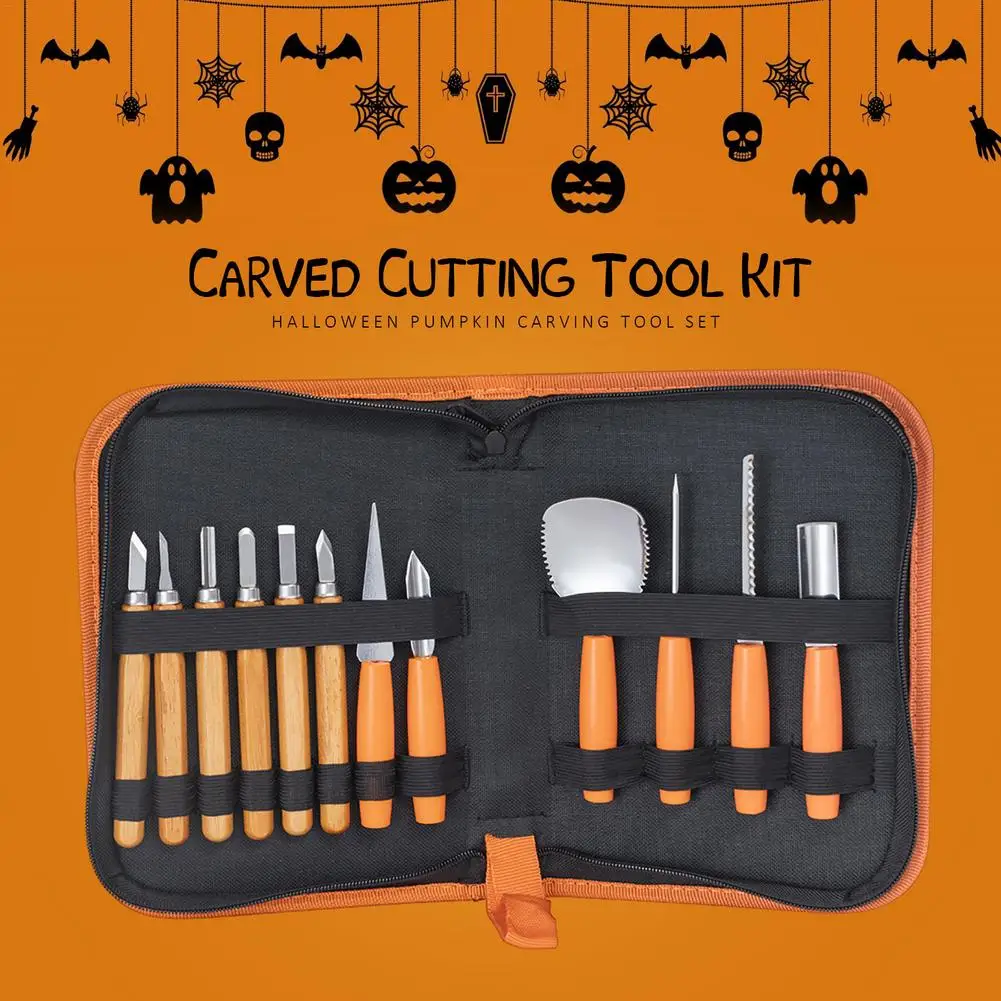 12PCS Halloween Pumpkin Carving Kit Pumpkin Lantern Carving Tools Stainless Steel Jack O' Lantern Making Tools Party DIY Supplie
12PCS Halloween Pumpkin Carving Kit Pumpkin Lantern Carving Tools Stainless Steel Jack O' Lantern Making Tools Party DIY Supplie
