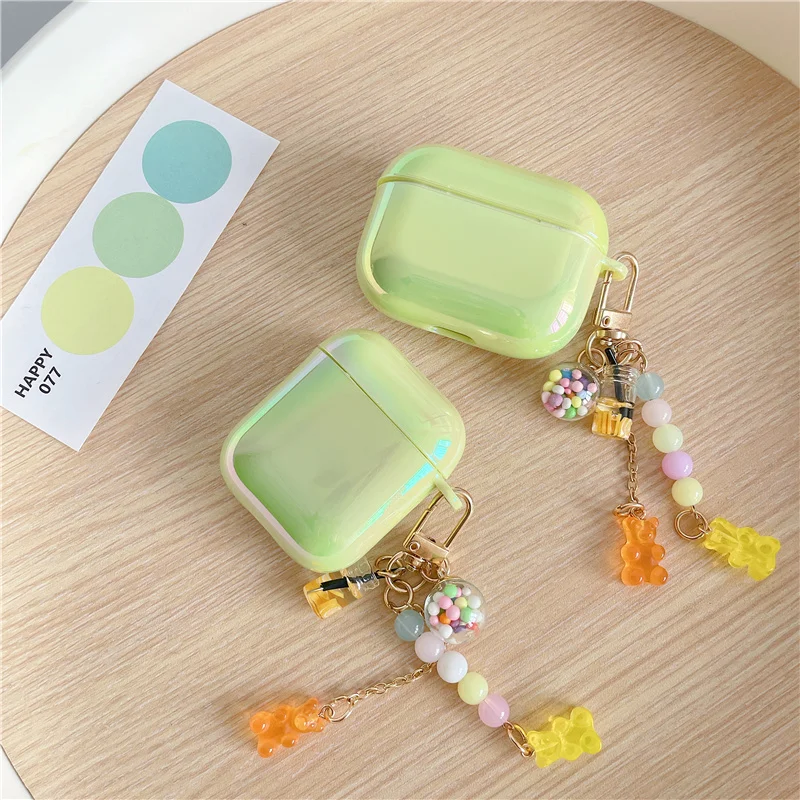 For AirPods 2 1 Pro Cute Plating Wishing Bottle Candy bear Pendant Earphone Case Charge Box Wireless Bluetooth Protection Cover
For AirPods 2 1 Pro Cute Plating Wishing Bottle Candy bear Pendant Earphone Case Charge Box Wireless Bluetooth Protection Cover