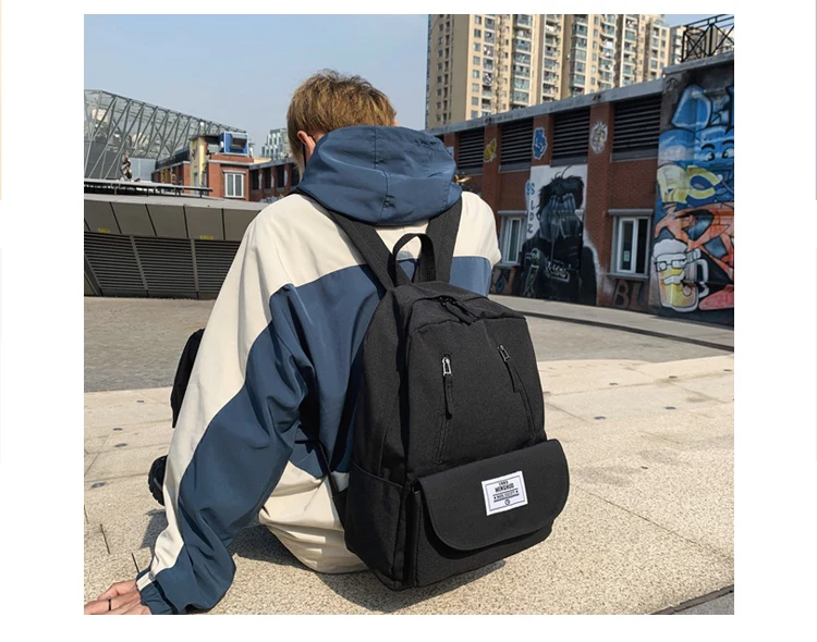 PB4156 2021 Waterproof tide men's backpack middle schoolbag female Korean version of all-match casual couple travel bag
PB4156 2021 Waterproof tide men's backpack middle schoolbag female Korean version of all-match casual couple travel bag