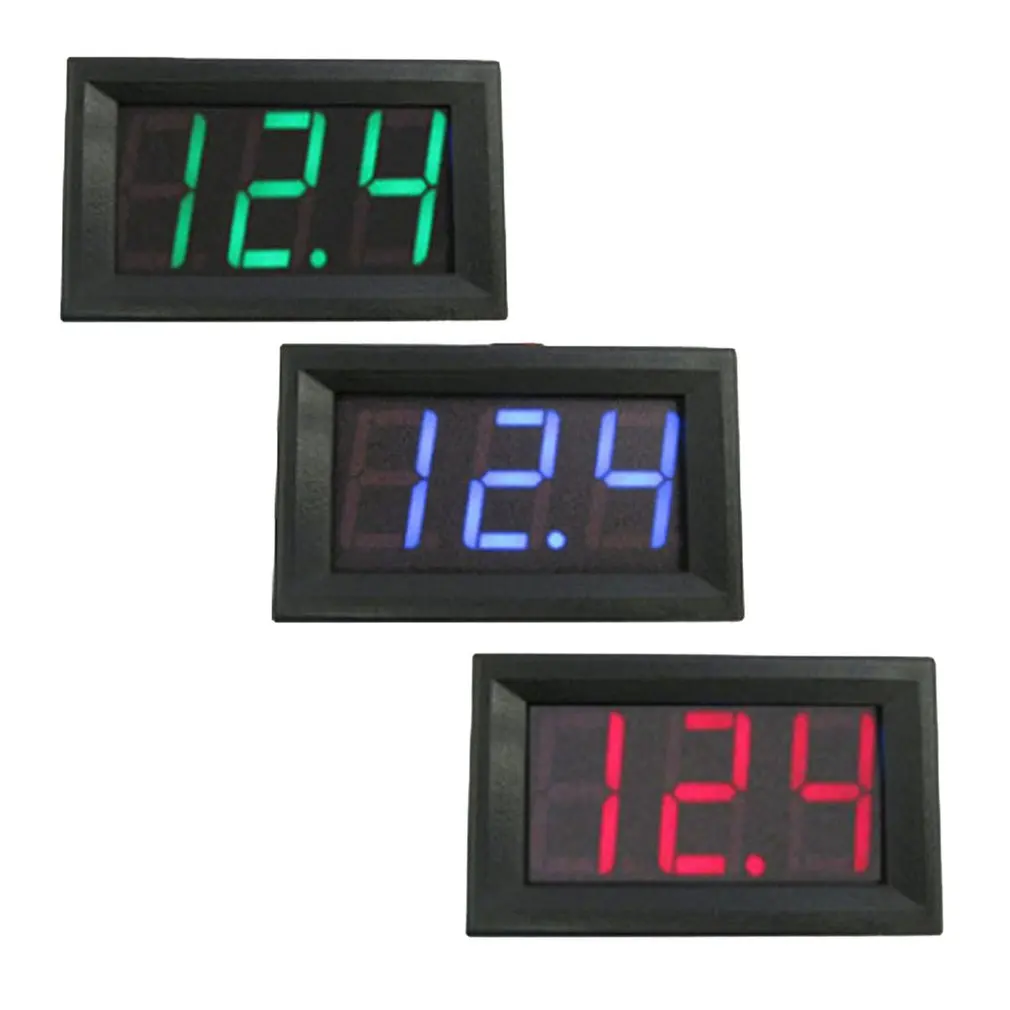 DC4.5V-30.0V 2 Wire LED Digital Display Voltmeter Electric Voltage Meter Volt Tester for Auto Battery Car Motorcycle Voltage
DC4.5V-30.0V 2 Wire LED Digital Display Voltmeter Electric Voltage Meter Volt Tester for Auto Battery Car Motorcycle Voltage