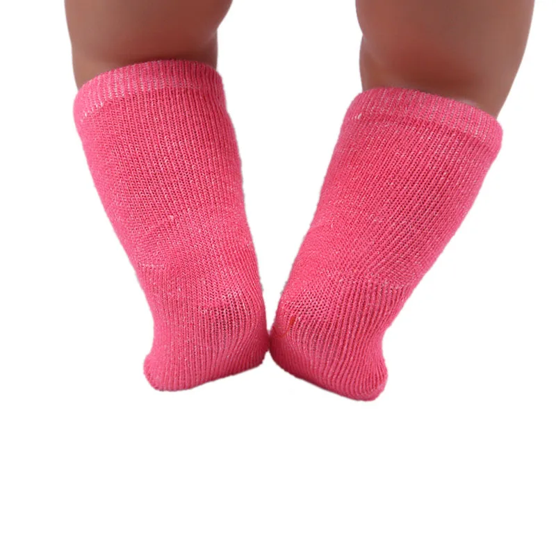 13 Цвета носки для девочек 18 дюймов американская кукла девочиковая игрушка & 43 см