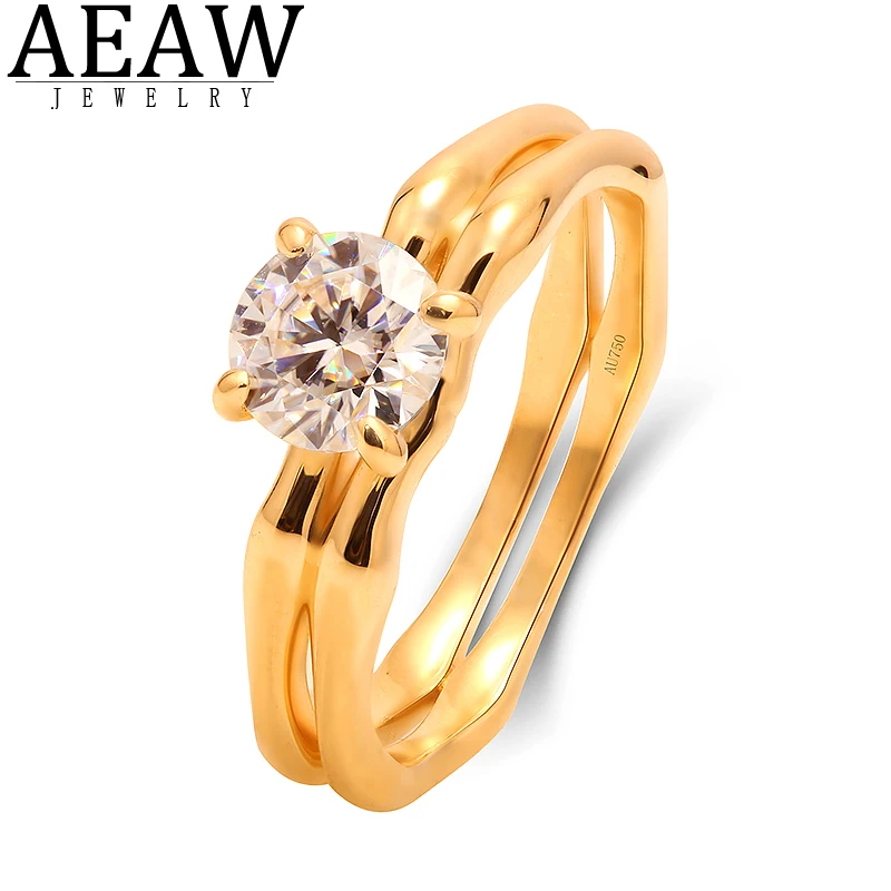 14k Yellow Gold D Color VVS1 Round Cut 1.0Ct 6.5mm Moissannite Diamond ring Wedding Party Anniversary Ring For Women
14k Yellow Gold D Color VVS1 Round Cut 1.0Ct 6.5mm Moissannite Diamond ring Wedding Party Anniversary Ring For Women