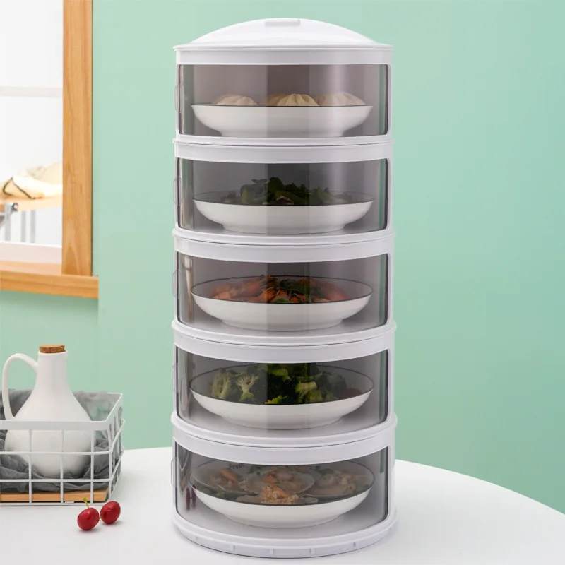 Multi Layer Heat Preservation Kitchen Cover Table Leftover Storage Box Transparent Stackable Food Storage Case Organizer
Multi Layer Heat Preservation Kitchen Cover Table Leftover Storage Box Transparent Stackable Food Storage Case Organizer