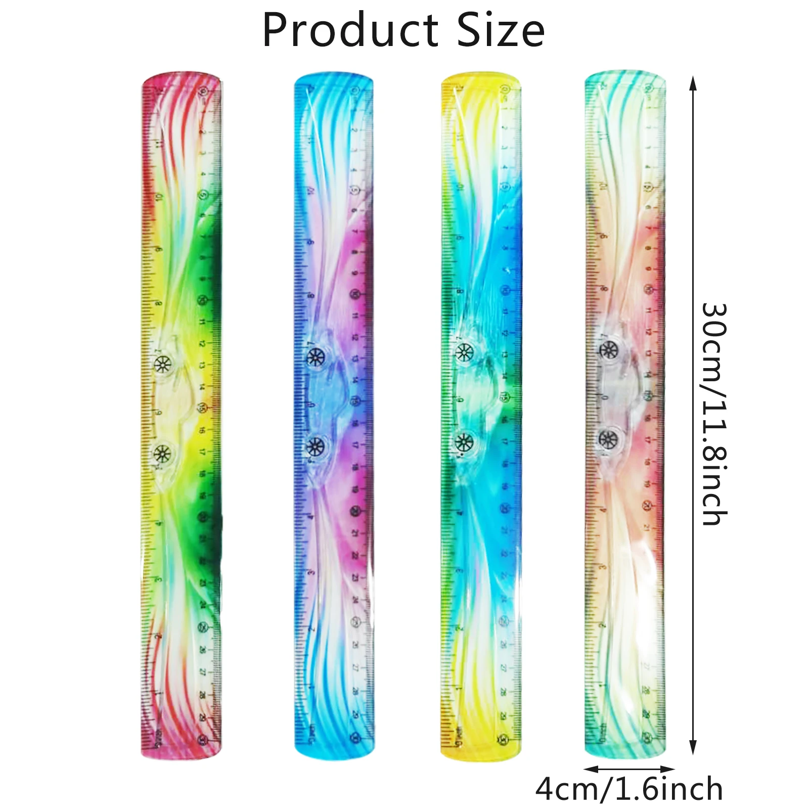 4pcs Bendable Straight Ruler 2 inch Rulers for Students Soft Bendable with Inches and Metric Child Student Stationery Supplies
4pcs Bendable Straight Ruler 2 inch Rulers for Students Soft Bendable with Inches and Metric Child Student Stationery Supplies