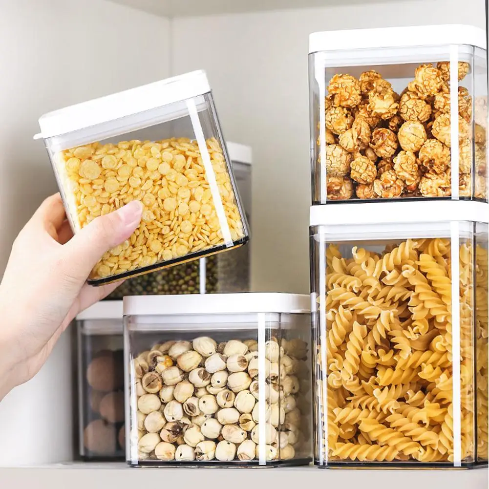 720/1100/1500ml Household Transparent Lid Sealed Jar Food Storage Can Container Clear Sealed Storage Container Large Capacity
720/1100/1500ml Household Transparent Lid Sealed Jar Food Storage Can Container Clear Sealed Storage Container Large Capacity