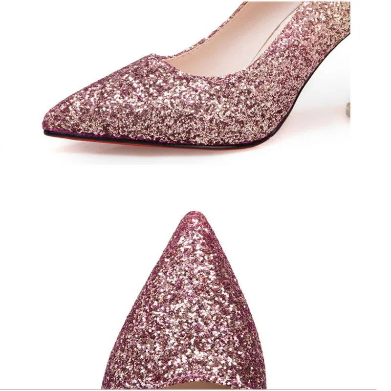 Women Pumps 2019 Spring High Heels Women Shoes Silver Wedding Shoes New Women Party Shoes Gold Bling Kitten Heels Sexy Stiletto
Women Pumps 2019 Spring High Heels Women Shoes Silver Wedding Shoes New Women Party Shoes Gold Bling Kitten Heels Sexy Stiletto