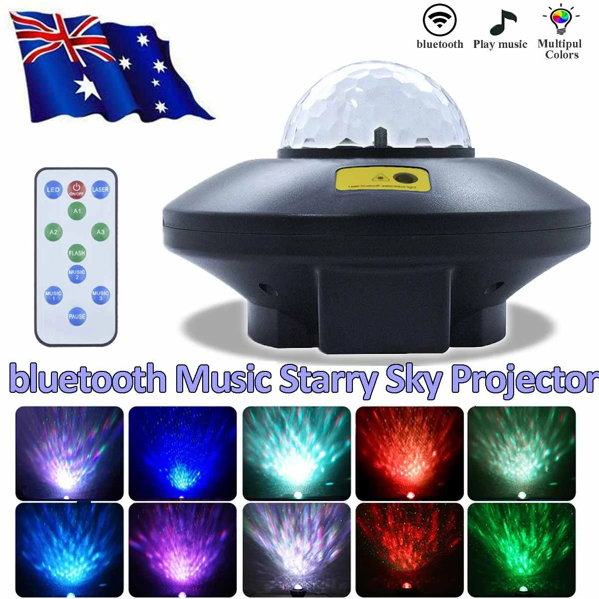 Colorful Starry Sky Projector Ocean Wave Projection Lamp Night Light bluetooth Music Speaker Christmas Gift with Remote Control
Colorful Starry Sky Projector Ocean Wave Projection Lamp Night Light bluetooth Music Speaker Christmas Gift with Remote Control