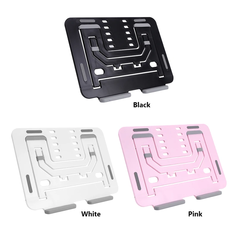 Регулируемая подставка для ноутбука, портативная пластиковая подставка для ноутбука, охлаждающий складной кронштейн для Macbook AirPro
Регулируемая подставка для ноутбука, портативная пластиковая подставка для ноутбука, охлаждающий складной кронштейн для Macbook AirPro